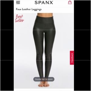 Spanx Faux Leather Leggings